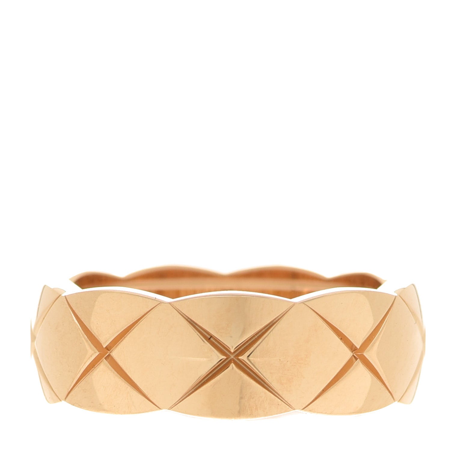 Chanel 18K Yellow Gold Small Coco Crush Ring 52 6 3 of 7