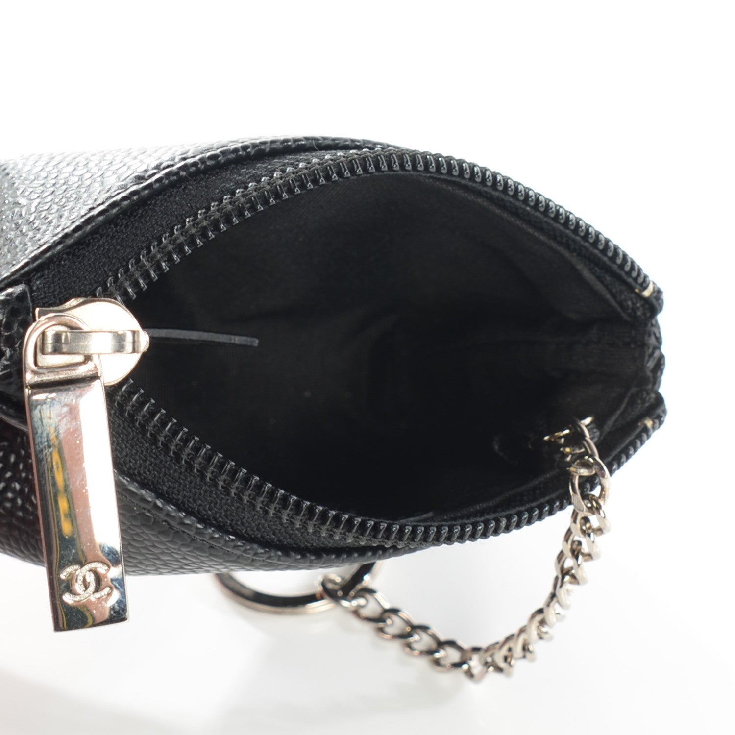 Chanel Caviar O-Key Holder Black 5 of 7