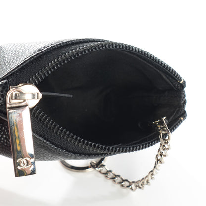 Chanel Caviar O-Key Holder Black 5 of 7