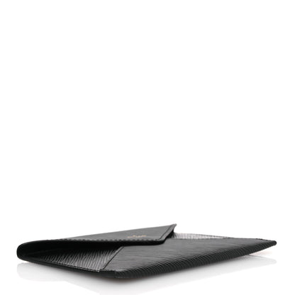 Louis Vuitton Epi Envelope Pouch Black 4 of 6