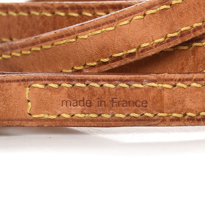 Louis Vuitton Vachetta 12mm Long Shoulder Strap VVN 2 of 5