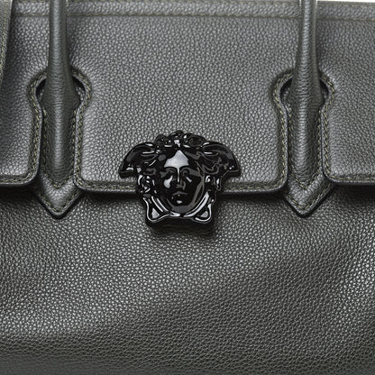 Versace Calfskin Large Palazzo Empire Bag Verde Scuro Black 8 of 11
