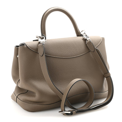 Moynat Taurillon Blush Calfskin Gabby MM Taupe 3 of 10