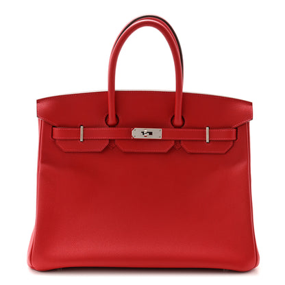 Hermes Epsom Birkin 35 Rouge Casaque 1 of 12