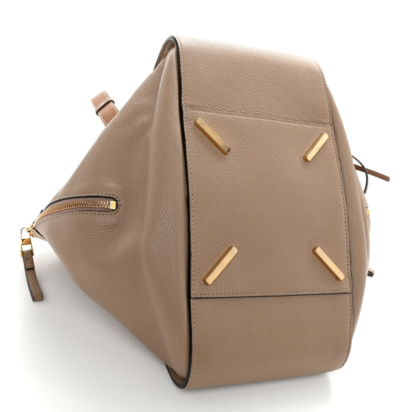 Calfskin Medium Hammock Shoulder Bag Sand Mink