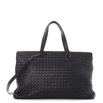 Bottega Veneta Nappa Intrecciato Large Top Handle Tote Black 1 of 9