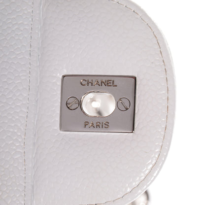 Chanel Caviar Jumbo Single Flap White 6 of 9