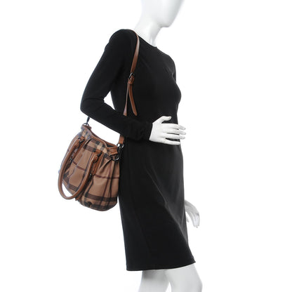 Burberry Smoked Check Small Northfield Tote Brown 3 of 7