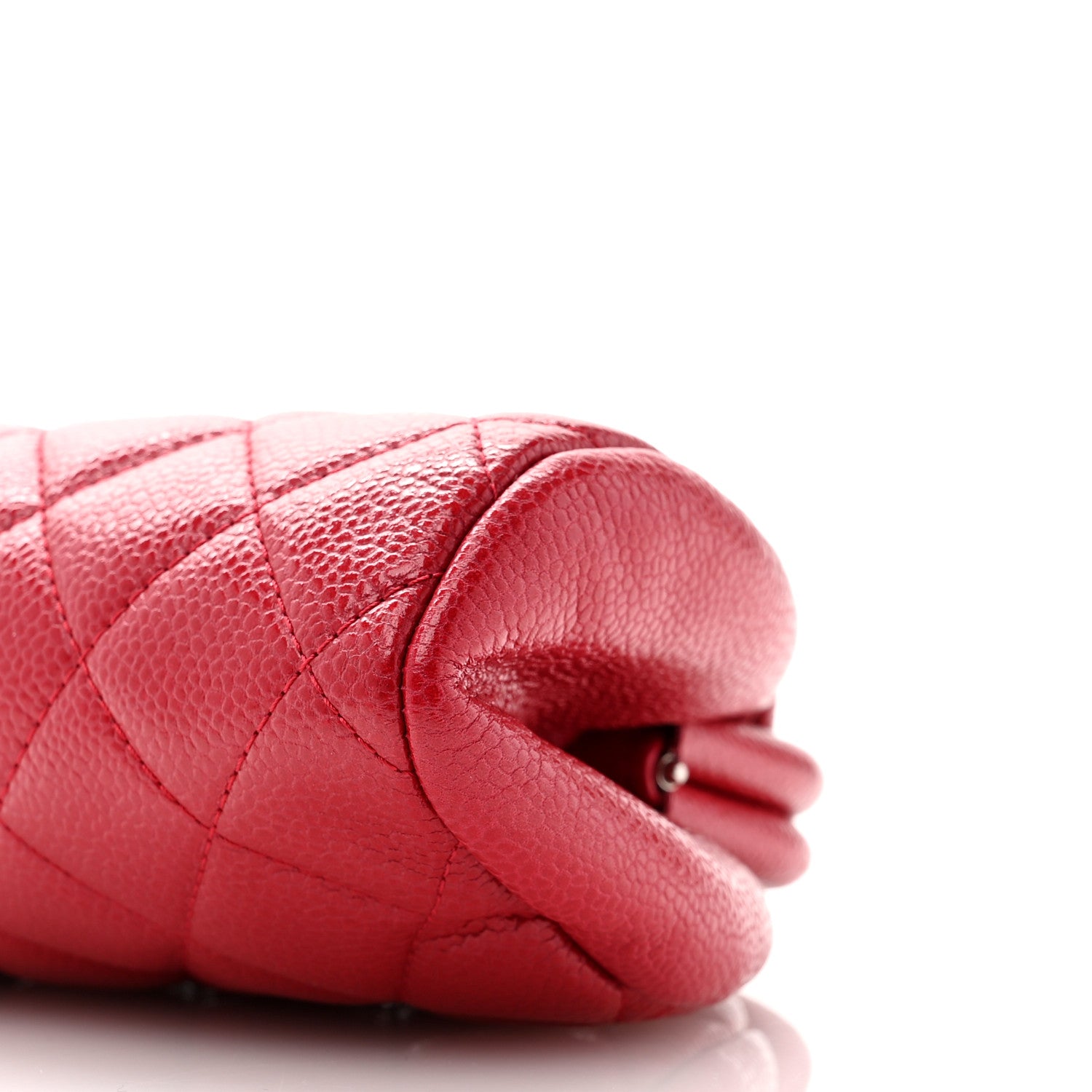 Chanel Caviar Quilted Timeless Clutch Red 10 of 10