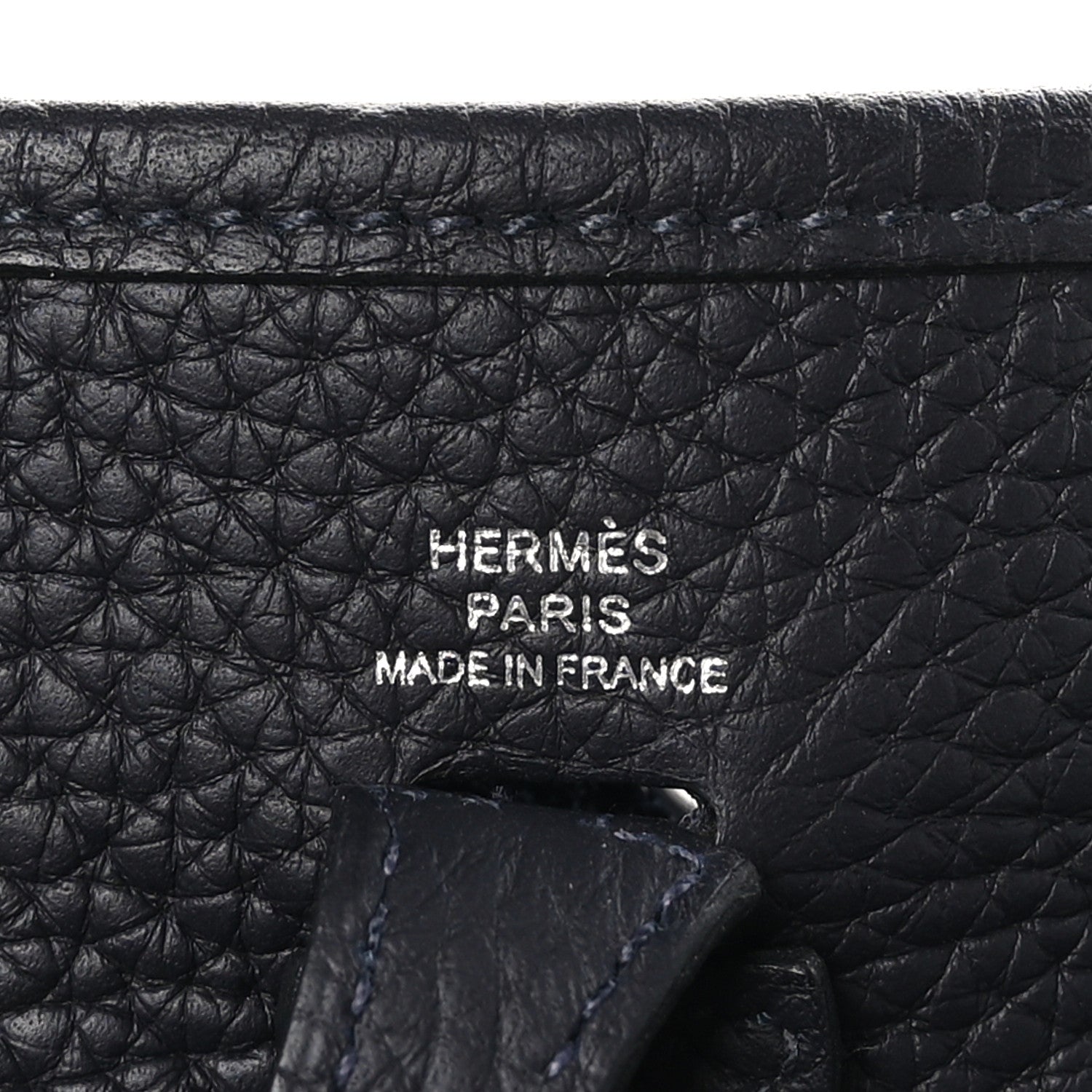 Hermes Taurillon Clemence Amazone Evelyne TPM Caban Rose Shocking Bleu Indigo 6 of 10
