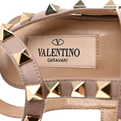 Valentino Garavani VALENTINO GARAVANI Calfskin Nappa Rockstud Ankle Strap 36.5 Deep Fuxia Poudre 7 of 8