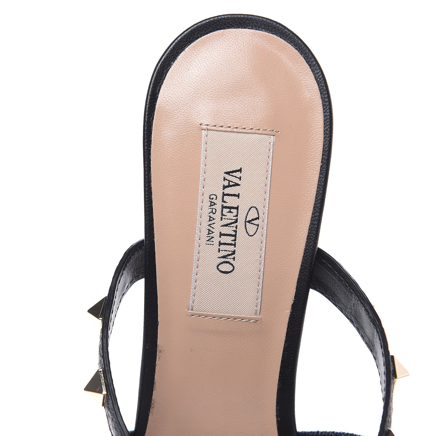 Valentino Garavani Nappa Rockstud Criss Cross 55mm Mules 37.5 Black 7 of 9