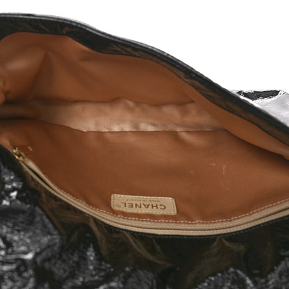 Chanel Vinyl Medium Rock and Chain Flap Black 5 of 10