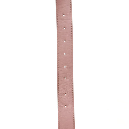 Louis Vuitton Damier Azur LV Initiales 32mm Belt 80 32 Rose Ballerine 5 of 13