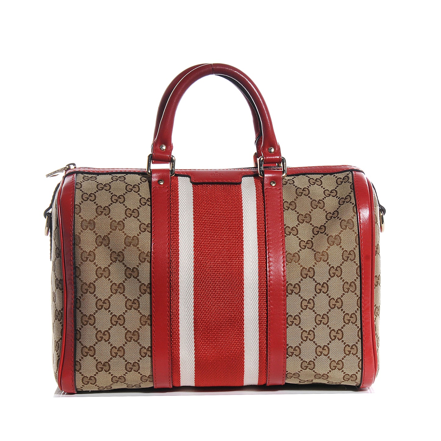 Monogram Vintage Web Medium Boston Red