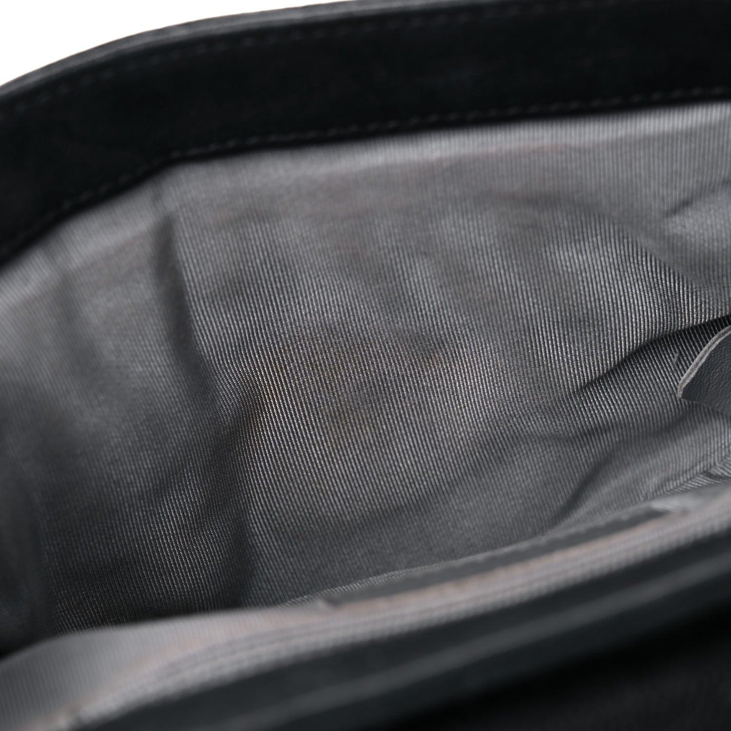 Chanel Washed Lambskin Quilted Medium Chain Around Messenger Black 10 of 14