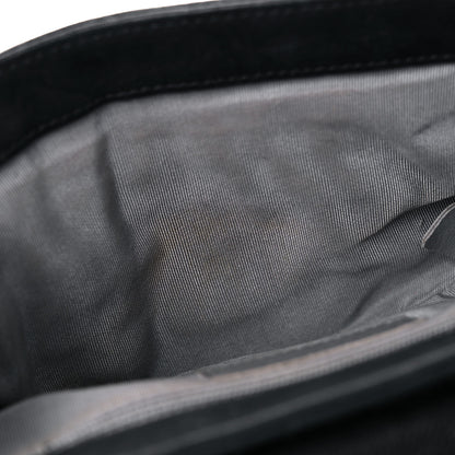 Chanel Washed Lambskin Quilted Medium Chain Around Messenger Black 10 of 14