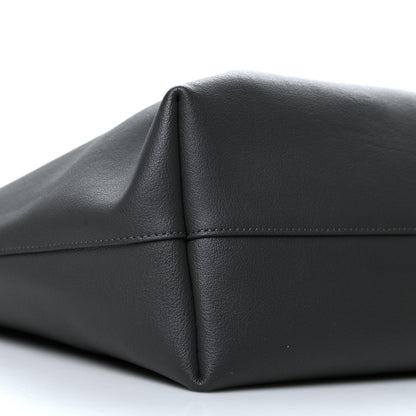 Saint Laurent Calfskin Large Shopping Tote Dark Grey 11 of 12