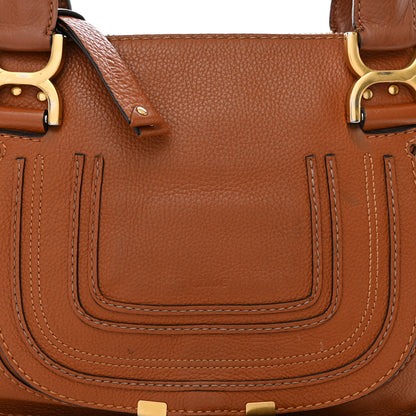 Chloe Calfskin Small Marcie Satchel Tan 8 of 18