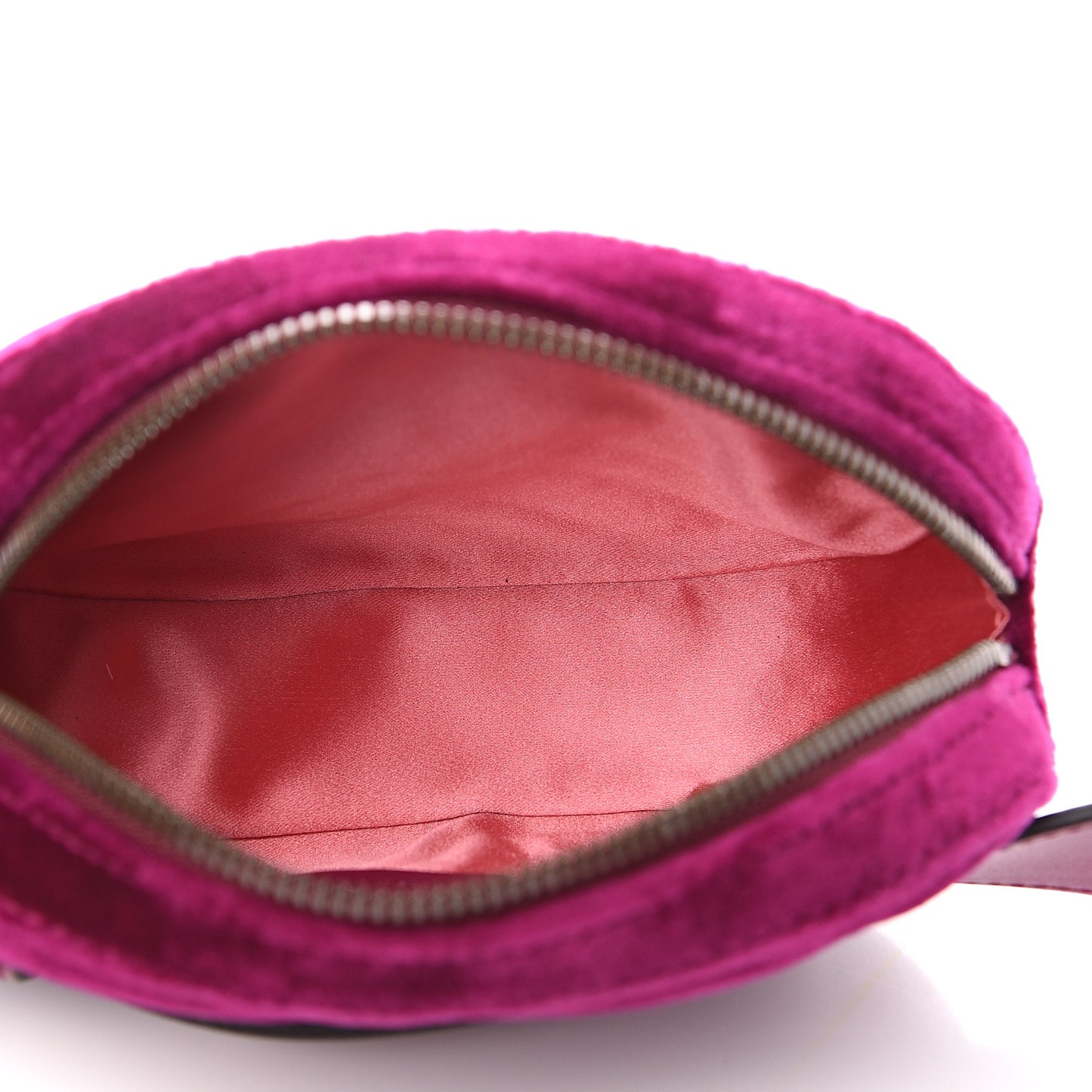Velvet Matelasse GG Marmont Belt Bag 85 34 Fuchsia Violet Cyclamen