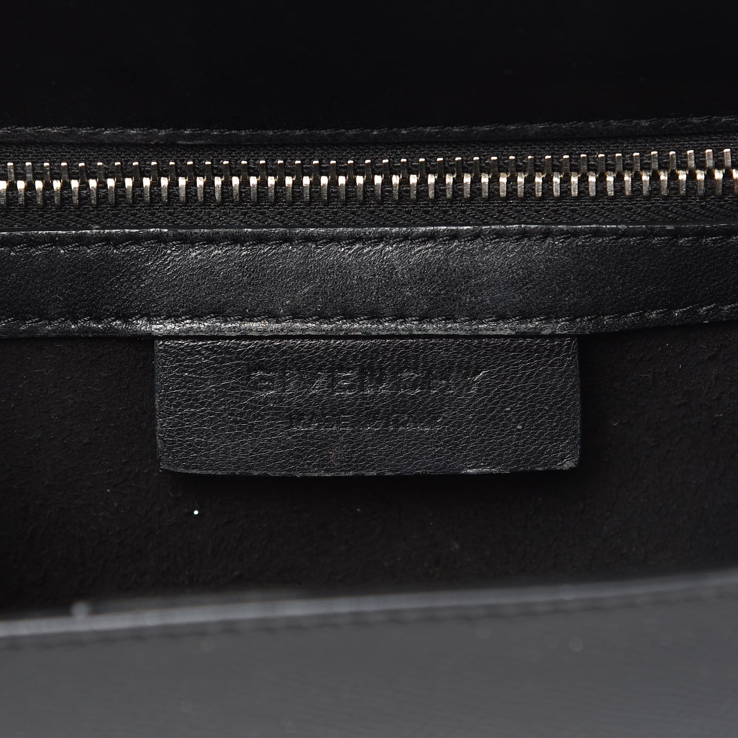 Textured Patent Calfskin Mini Pandora Box Crossbody Bag Black