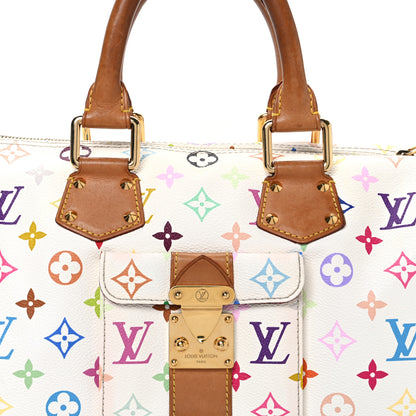 Louis Vuitton Monogram Multicolor Speedy 30 White 7 of 15
