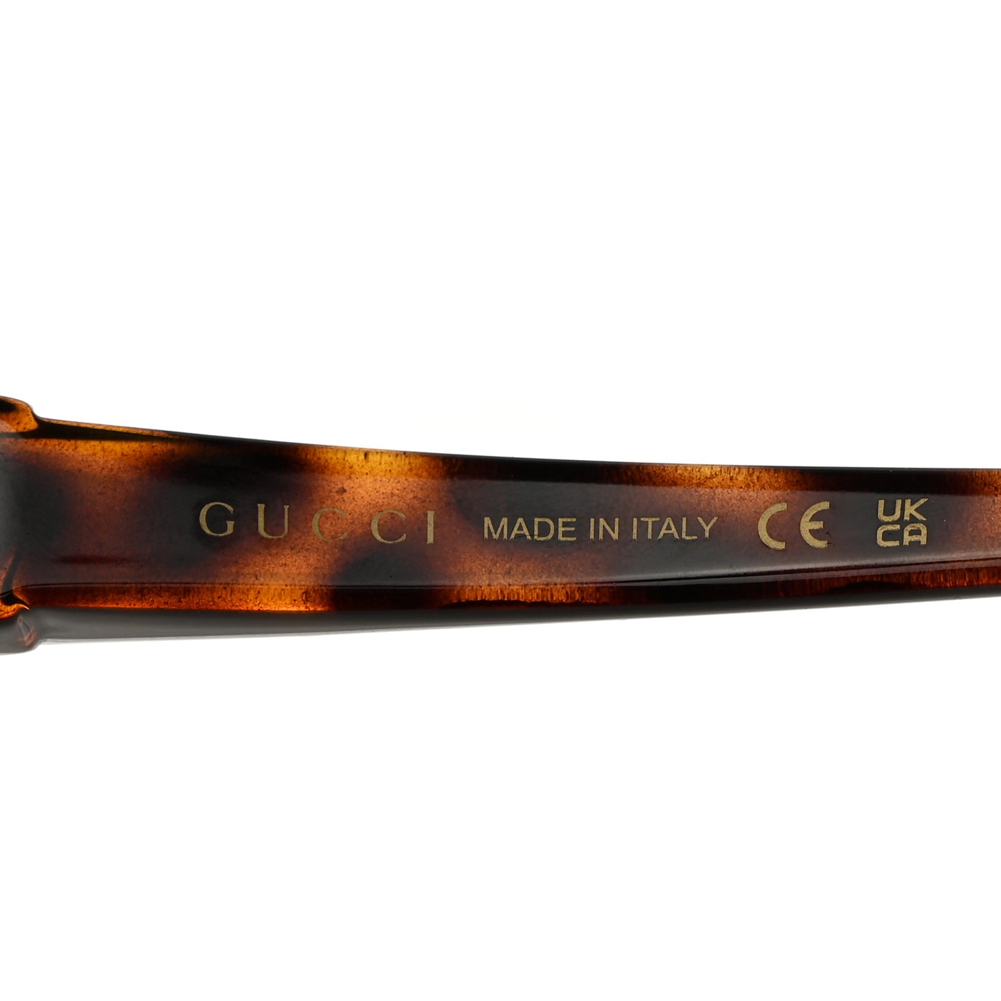 Acetate Square Frame Sunglasses GG0876S Tortoise