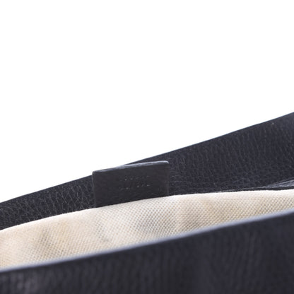 Gucci Calfskin Large GG Marmont Shoulder Bag Black 9 of 11