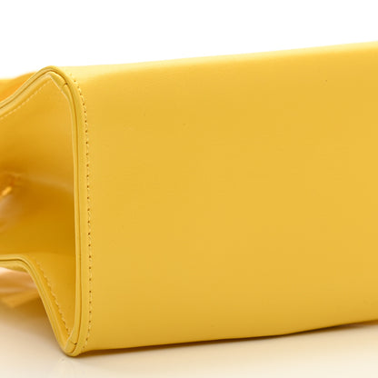 Telfar Vegan Leather Small Shopping Bag Yellow 9 of 10