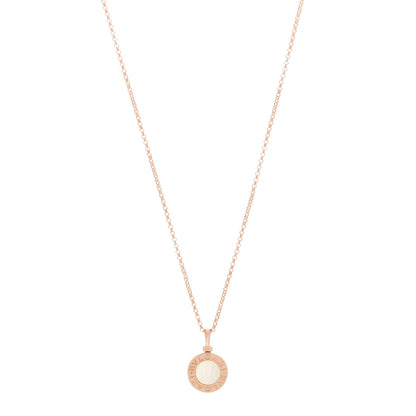 Bulgari 18K Rose Gold Mother of Pearl BVLGARI BVLGARI Pendant Necklace 1 of 7