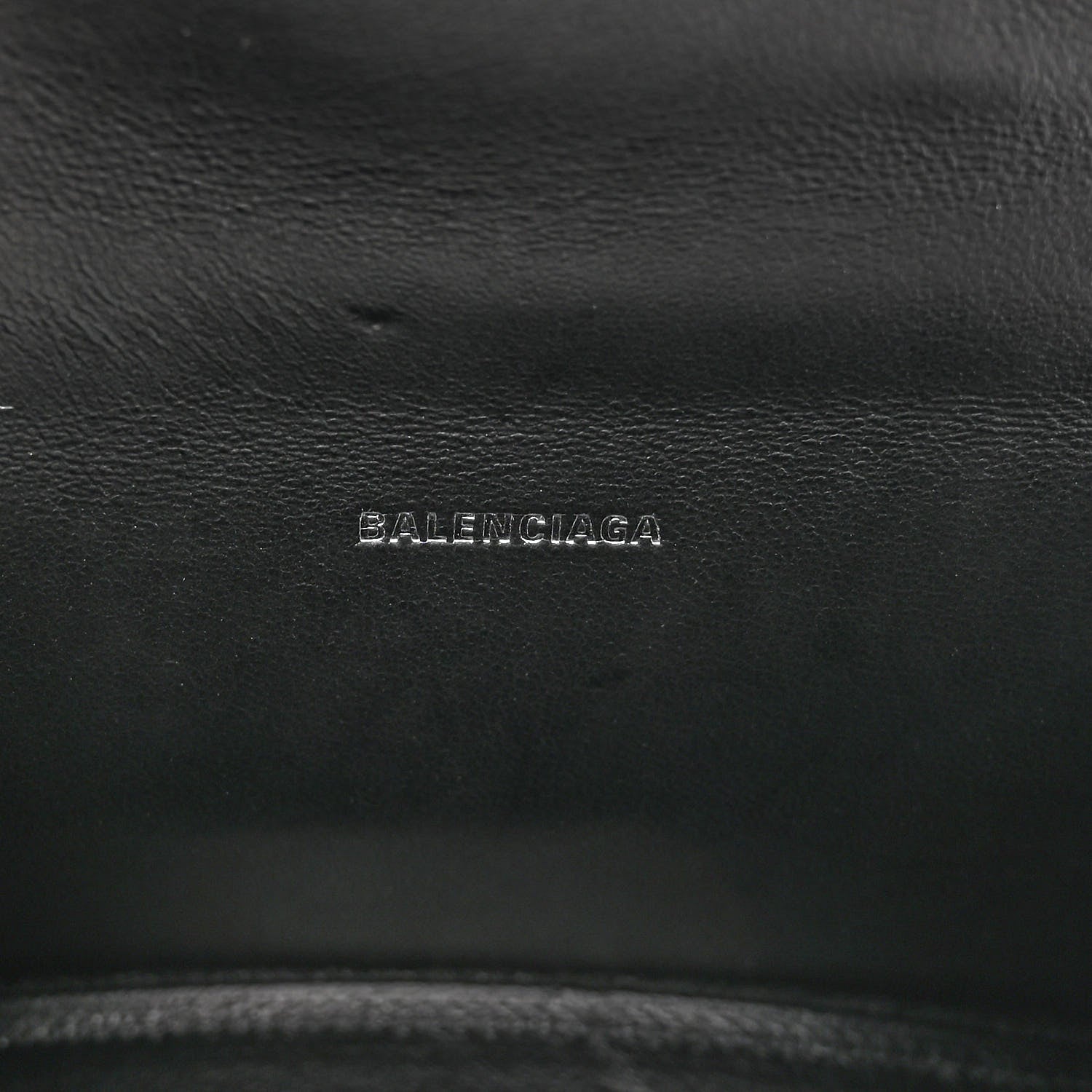 Balenciaga Shiny Calfskin Snakeskin Embossed Hourglass Top Handle Bag XS Gold Black 6 of 10