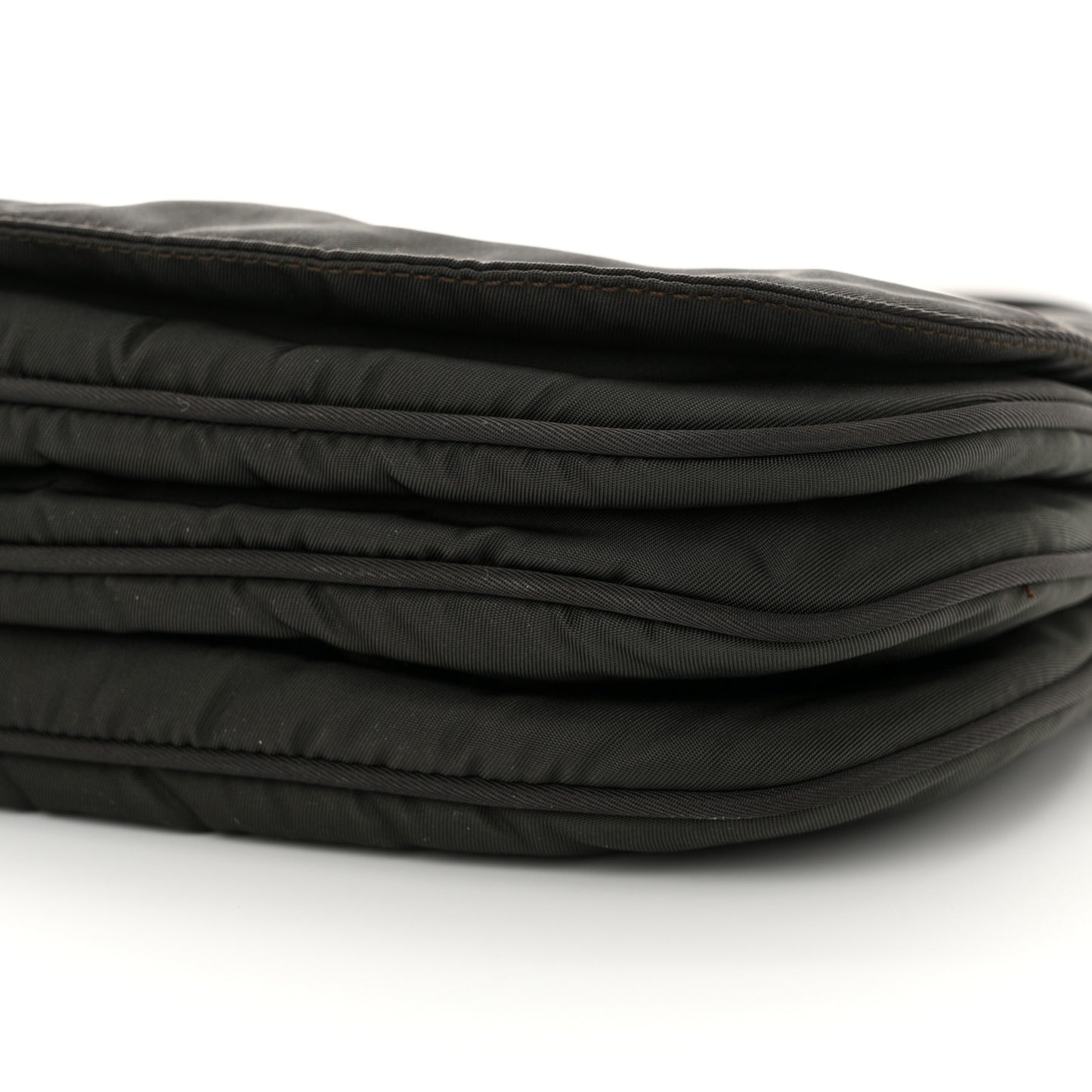 Tessuto Light Nylon Shoulder Bag Cordovan