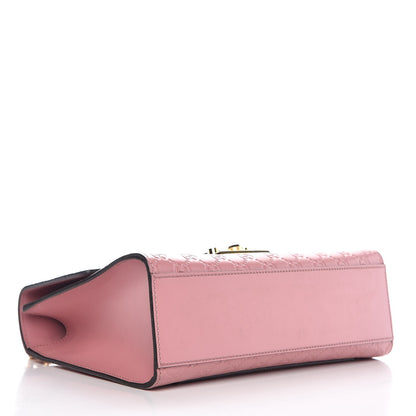 Gucci Guccissima Signature Medium Padlock Shoulder Bag Rose Baby Candy 5 of 12