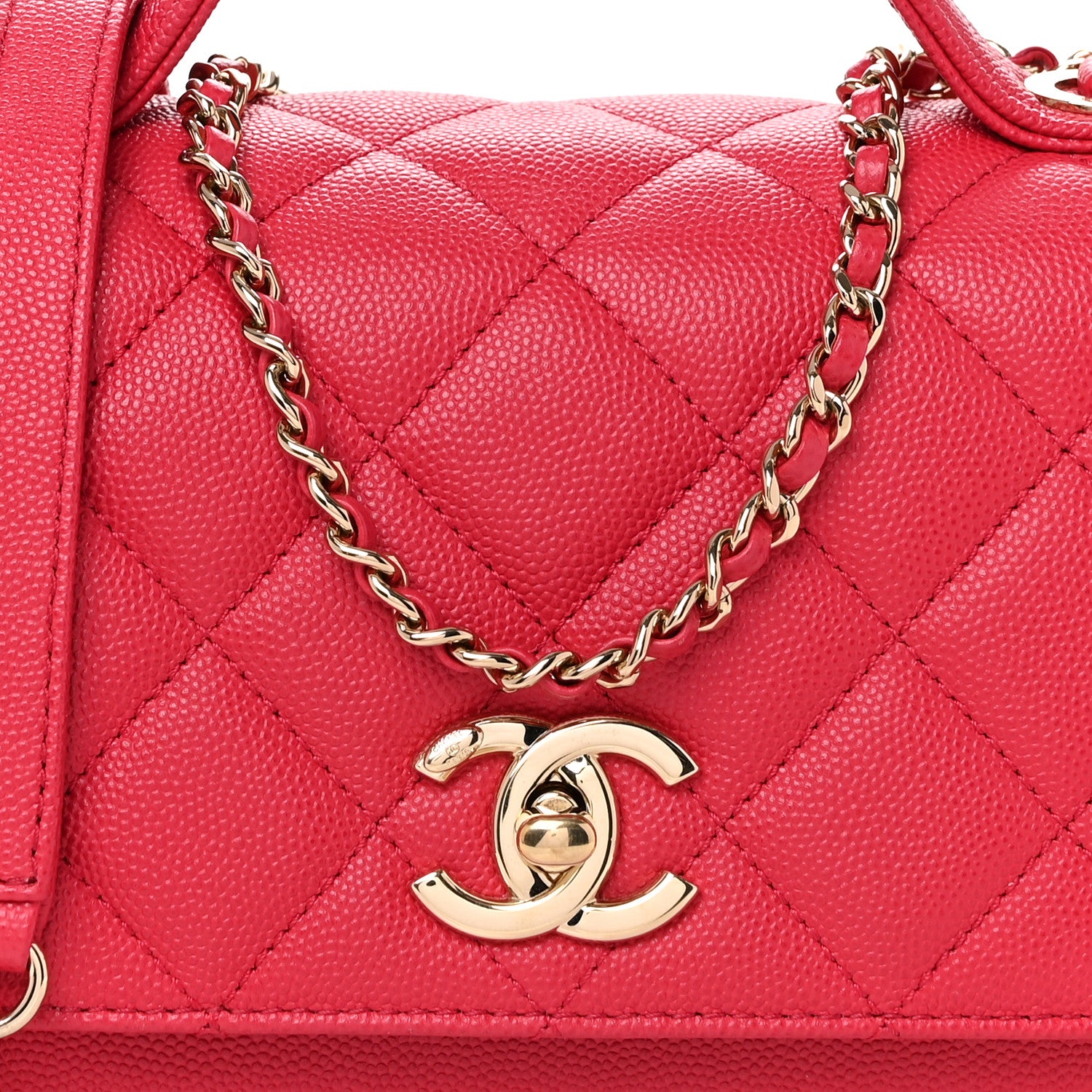 Chanel Caviar Quilted Small Business Affinity Flap Pink 8 of 10