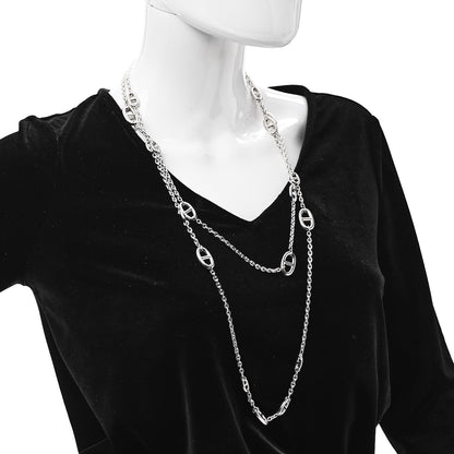 Hermes Sterling Silver Farandole Necklace 160 2 of 4