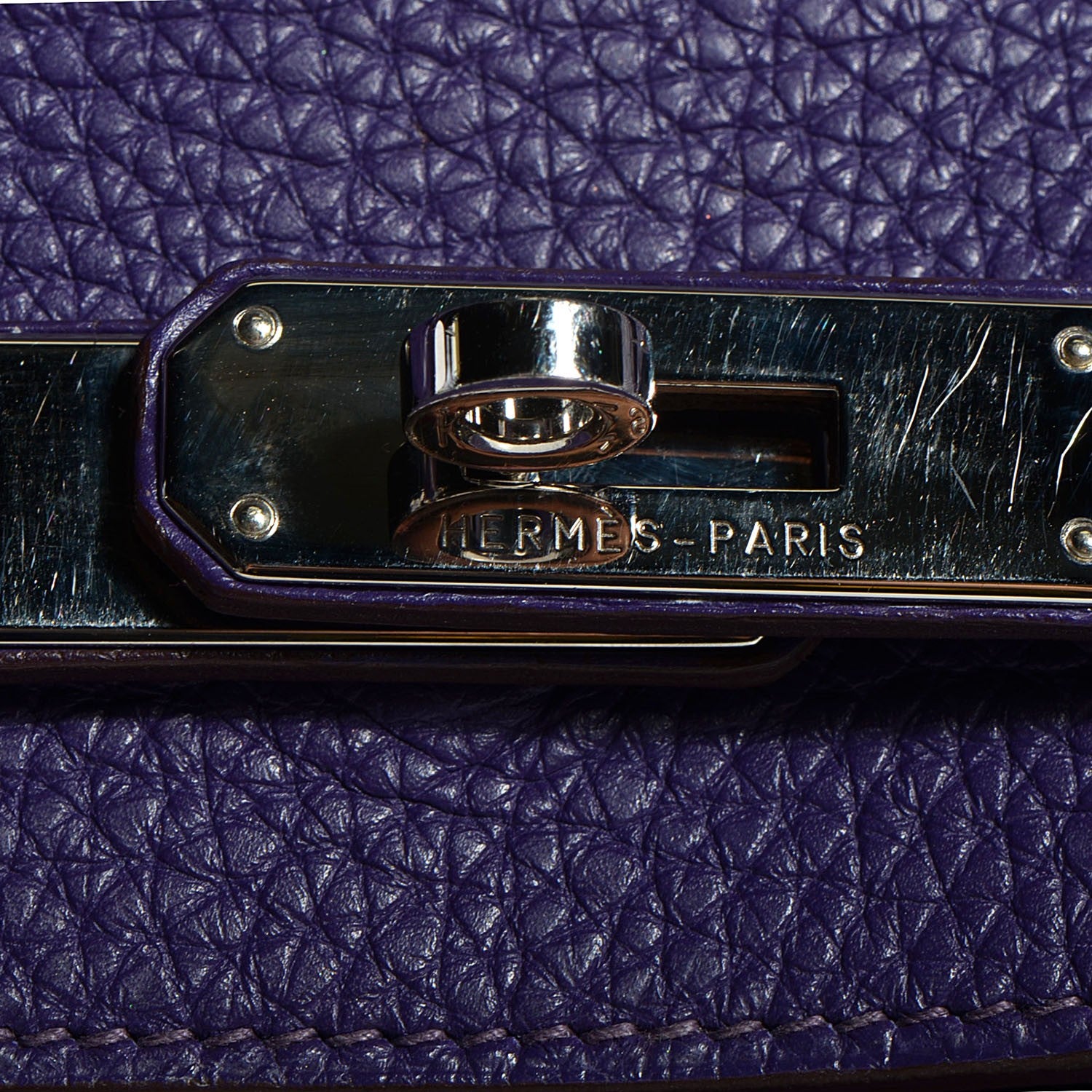 Hermes Togo Birkin 35 Iris 18 of 19
