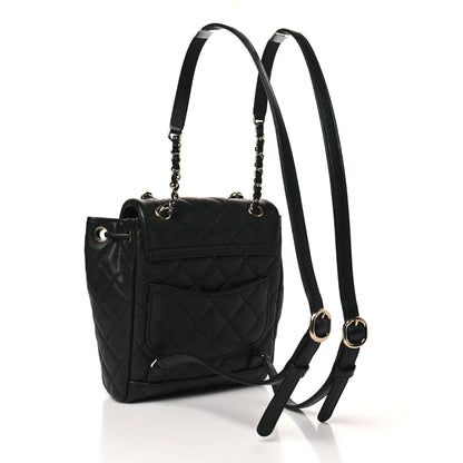 Chanel Caviar Quilted Mini Urban Spirit Backpack Black 3 of 11