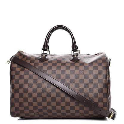 Louis Vuitton Damier Ebene Speedy Bandouliere 35 1 of 9