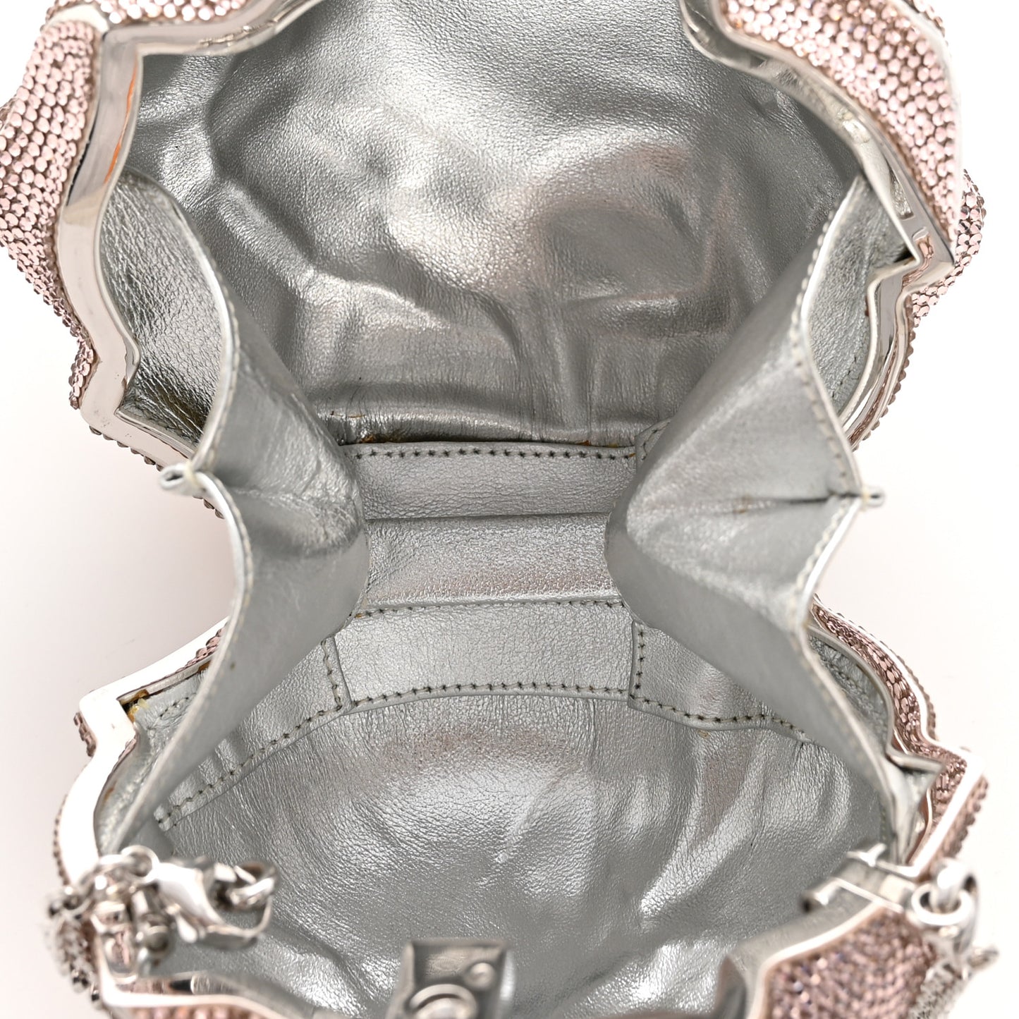 Crystal Rose Minaudiere Clutch