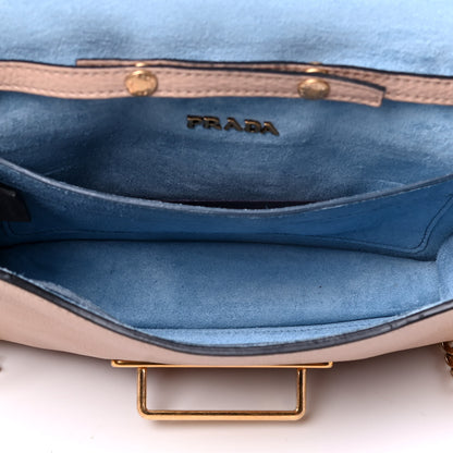 Prada Glace Calf Cahier Astrology Bag Cipria 4 of 4