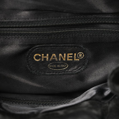 Chanel Suede CC Drawstring Backpack Black 6 of 11