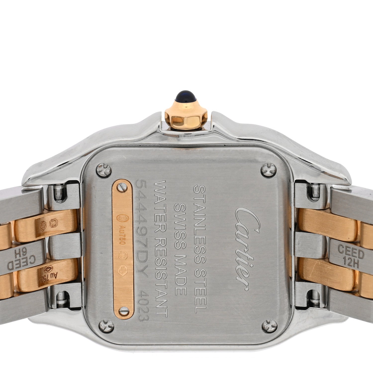 Cartier Stainless Steel 18K Yellow Gold 22mm Panthere Quartz Watch 4 of 5