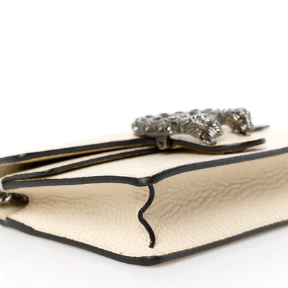 Gucci Dollar Calfskin Crystal Super Mini Dionysus Shoulder Bag Mystic White Black Diamond 9 of 10