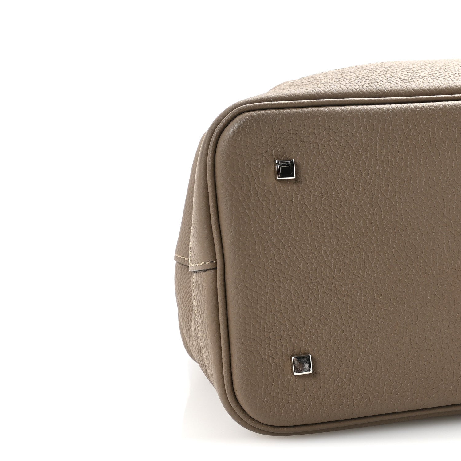 Moynat Taurillon Blush Calfskin Gabby MM Taupe 7 of 10