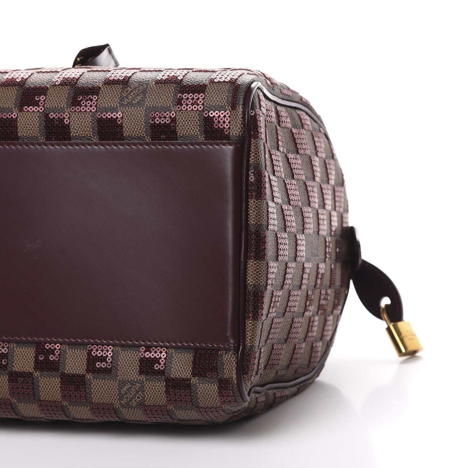 Louis Vuitton Damier Paillettes Speedy 30 Rouge 10 of 12