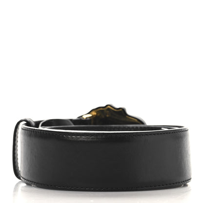 Versace Calfskin Tonal 3cm La Medusa Belt 85 34 Black 2 of 7