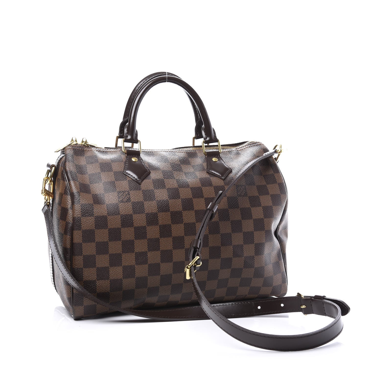 Louis Vuitton Damier Ebene Speedy Bandouliere 30 2 of 13
