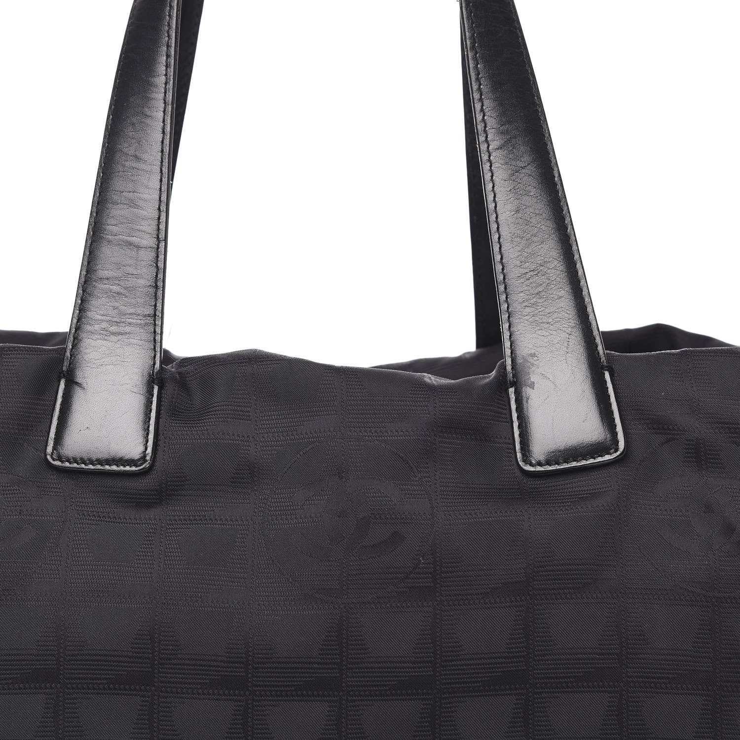 Chanel Nylon Large Travel Tote Black 10 of 10