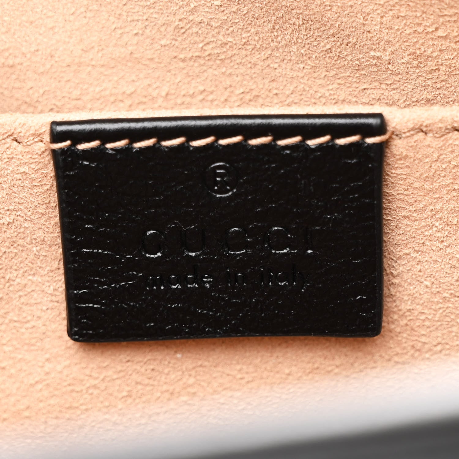 Gucci Monogram Matelasse Diagonal Small GG Marmont Chain Shoulder Bag Beige Black 6 of 10