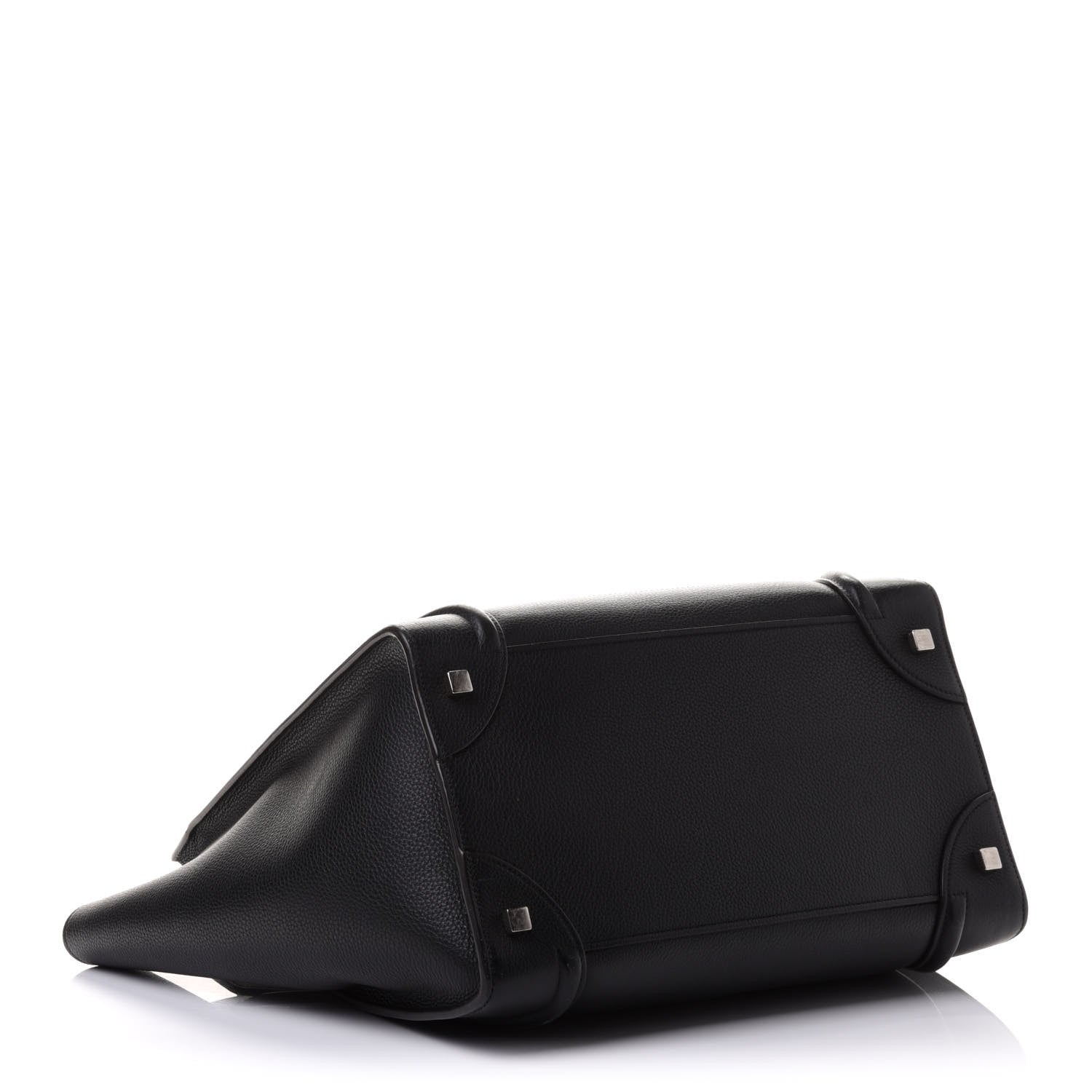 Celine Drummed Calfskin Mini Luggage Black 4 of 21
